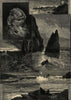 Isle of Man: Port St. Mary Manx Girl Port Erin St. Ann Bradda Head 1881 print
