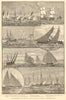 Mediterranean Fleet regatta, Palma: the Admiral's cup. Majorca Mallorca 1881