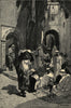 Street in the Kasbah, Algiers. Algeria 1881 old antique vintage print picture