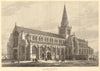 Glasgow Cathedral. Drawn by S. Read. Scotland. Churches 1881 old antique print
