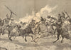 French Conquest of Tunisia. Tunis. Arab Cavalry attacking a French Square 1881