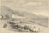 View of Menton, Queen Victoria's Mediterranean retreat. Alpes-Maritimes 1882
