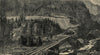St. Gothard Railway: tunnels & zigzag near Monte Piottino. Switzerland 1882
