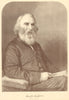 Henry W. Longfellow. Born 1807. Died 1882. Poets. USA 1882 old antique print