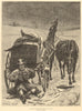 The real reason why the mail was delayed. Drunken Postman. S. Berkley 1882