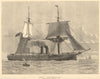 HMS Temeraire. Captain Henry F. Nicholson. Royal Navy. Ships 1882 old print