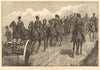 Volunteer review. The Honourable Artillery Company on the march to Brighton 1883