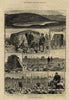 The Ben Nevis summit observatory. Lake hut Thermometer Rain-gauge Wragge 1883