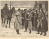 The King's highway. Drawn by F. Dadd. Highwaymen robbers 1883 old print