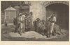 The Marabout (sacred) lion, Algiers. From the picture by E. Pavy. Algeria 1883