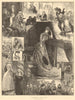Fireside fancies. Drawn by Hal Ludlow. Romance 1883 old antique print picture