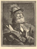 The father of the regiment. Drawn by Davidson Knowles. Fine Arts. Militaria 1883