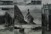 The Grand Manan Island, & Passamaquoddy Bay, North America. Maine 1884 print