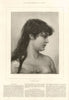 A gipsy girl. Pretty Ladies. Fine arts 1884 old antique vintage print picture