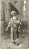 A sherbet seller at Cairo. Egypt. Markets 1884 old antique print picture