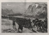 North-West Rebellion, Canada: Troops marching Nepigon bay ice Lake Superior 1885