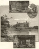 Hatfield House from the water. Dining-hall Drawing room Hertfordshire 1885