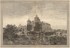 Hatfield House, Hertfordshire. Seat of the Marquis of Salisbury 1885 old print