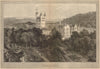 Balmoral: Balmoral Castle. Scotland 1885 old antique vintage print picture