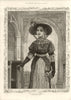 The squire's daughter. Pretty Ladies. Fine arts 1885 old antique print picture