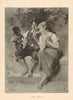 Fido's lesson. Children. Dogs 1885 old antique vintage print picture