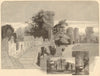 Warwick Castle. Castle Yard Keep Danish Mount. Warwickshire 1886 old print
