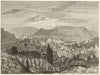 View of Baden bei Zürich, in Switzerland 1886 old antique print picture