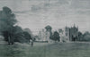 Cassiobury. Hertfordshire. Historic Houses 1886 old antique print picture