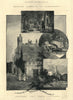 Cassiobury: Left wing. Hall. Canal. Watford. Hertfordshire. Historic Houses 1886