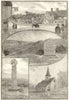 Haslemere, Surrey. The Devil's Punchbowl/Gibbet Knoll/Thursley Church 1886