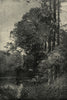 Longleat: End of the Lower Lake. Wiltshire 1887 old antique print picture