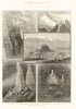 Salzburg. Geiereck Upper Austria Kolowratshöhle Kolowratshöhel Untersberg 1887