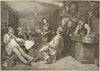 An English lady Salvation Army preacher in a Swiss tavern. Switzerland 1887