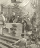 Queen Victoria laying the foundation stone of the new Birmingham Law Courts 1887