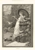 A pigeon-fancier. Pretty Ladies 1887 old antique vintage print picture