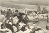 Seal-hunting in the Arctic regions. Pinnipeds. Clubbing 1887 old antique print