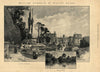 Wilton House: Side view from the Private Gardens. Wiltshire 1887 old print