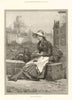 Saving for the wedding. Pretty Ladies. Fine arts 1888 old antique print
