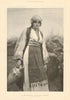 A Bulgarian peasant woman. Portraits 1888 old antique vintage print picture