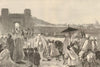 The Sultan of Morocco's return to Meknes from his pilgrimage to Muley Edris 1888