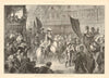 The Glorious Revolution of 1688: William III. Entering Exeter. Devon 1888