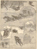 Winter Sketches in Nova Scotia. Canada 1889 old antique vintage print picture