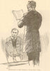 Entertainment to Dock Labourers. Winter Sketches in Nova Scotia. Canada 1889