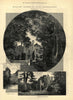 Panshanger House: Entrance left wing garden. Hertford. Welwyn Garden City 1889