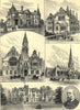 Trowbridge: Highfield Hilperton. Jubilee Town Hall. Church. Rood Ashton 1889