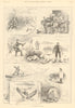 Duck shooting in Manitoba. Canada 1889 old antique vintage print picture