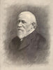 The late Robert Browning. Poets 1889 old antique vintage print picture