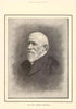 The late Robert Browning. Poets 1889 old antique vintage print picture