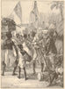 Emin Pasha Relief Expedition. Stanley leaving Yambuya camp Barttelot. Congo 1890