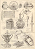 Tudor Exhibition relics. Katherine Parr Henry VIII Anne Boleyn Shakespeare 1890